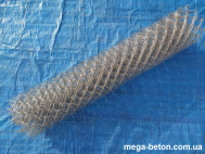  Сетка рабица высота 1,5м, ячейки 50х50мм, D 1,6мм закрученные уголки оцинкованная